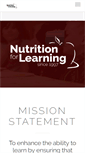 Mobile Screenshot of nutritionforlearning.ca